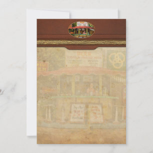 Diner - Try our 25 cent platter 1940 Invitation