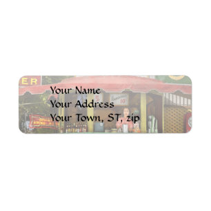 Diner - Try our 25 cent platter 1940 Return Address Label