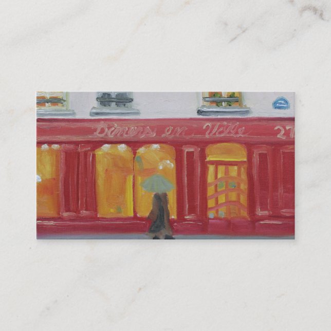 DINERS EN VILLE BUSINESS CARD (Front)