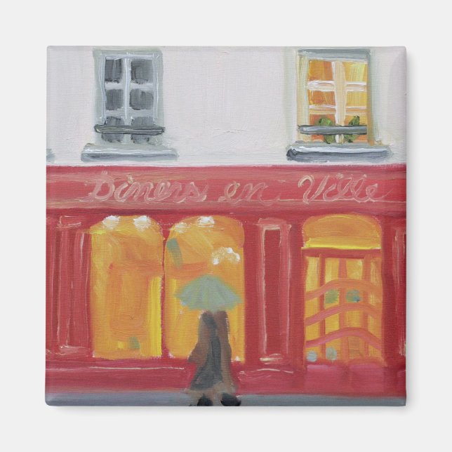 "Diners en Ville" Magnet (Front)