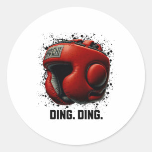Ding Ding Classic Round Sticker
