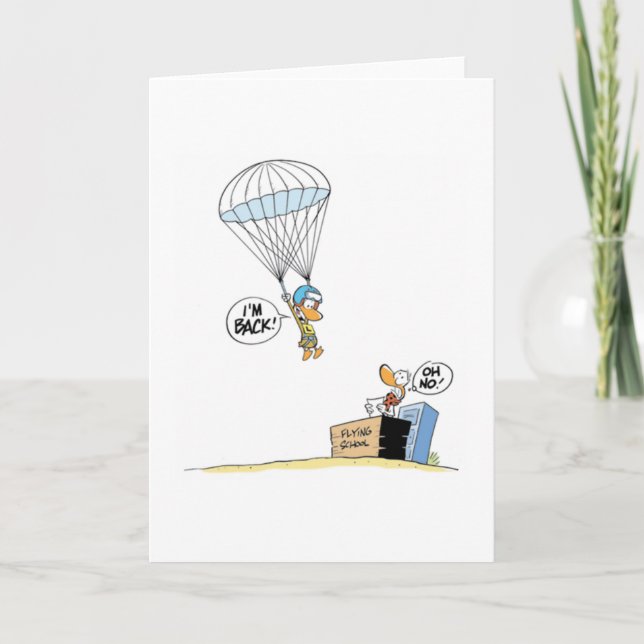 Ding Duck Greeting Card (Front)