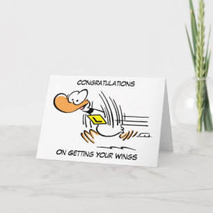 Ding Duck Wings Card
