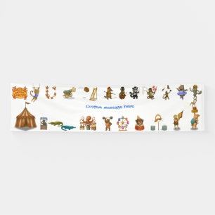 Dingaling Bros Circus acts Banner