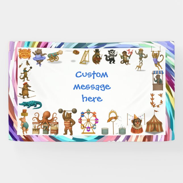 Dingaling Bros Circus acts Banner (Horizontal)
