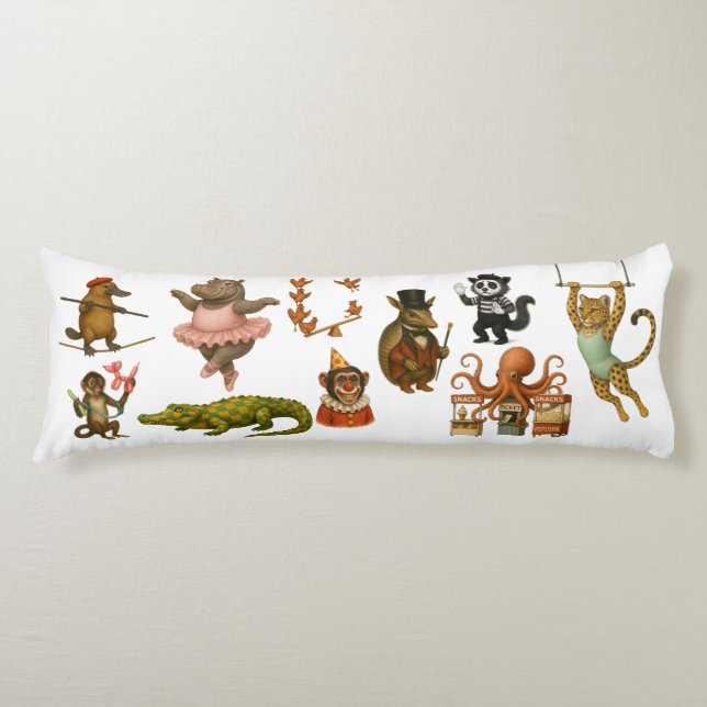 Dingaling Bros Circus acts Body Cushion (Front)