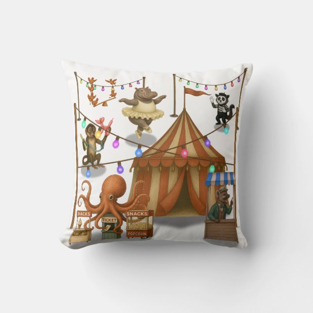 Dingaling Bros Circus acts Cushion (Front)