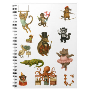 Dingaling Bros Circus acts Notebook