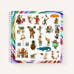 Dingaling Bros Circus acts Notebook