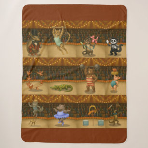 Dingaling Bros Circus acts Sherpa Blanket
