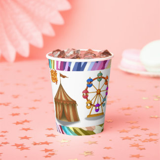 Dingaling Bros Circus Paper Cups