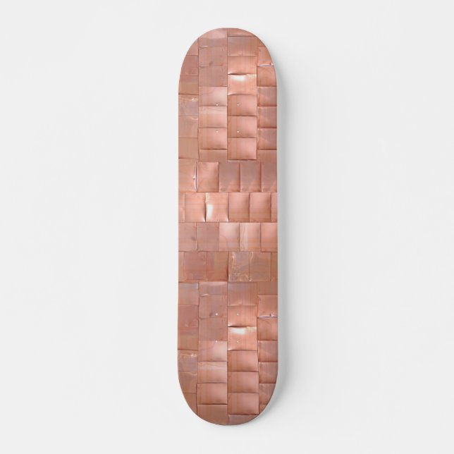 Dinged Copper Skateboard (Front)