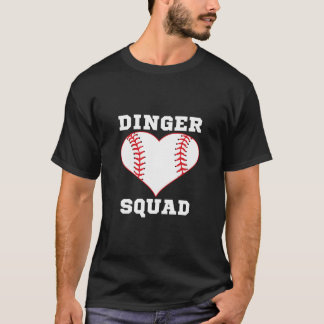 Dinger Squad Funny Sarcastic Baseball How To Bunt  T-Shirt