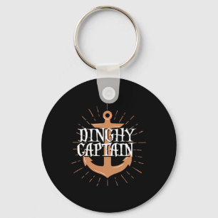 Dinghy Captain Funny Sailing Crew Boating Gift Key Ring