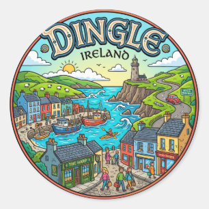 Dingle Ireland Classic Round Sticker