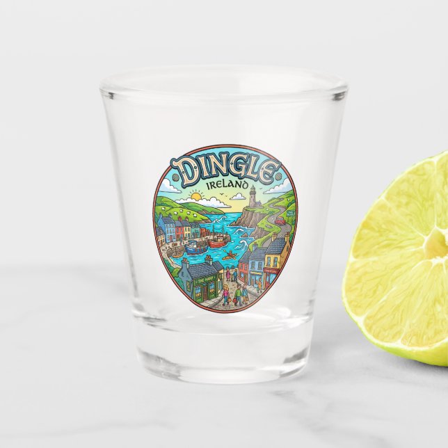 Dingle Ireland Shot Glass (Front)