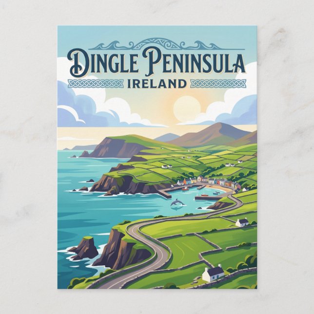 Dingle Peninsula Ireland Postcard (Front)