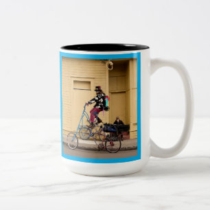 Dingo Dizmal Portland clown Two-Tone Coffee Mug