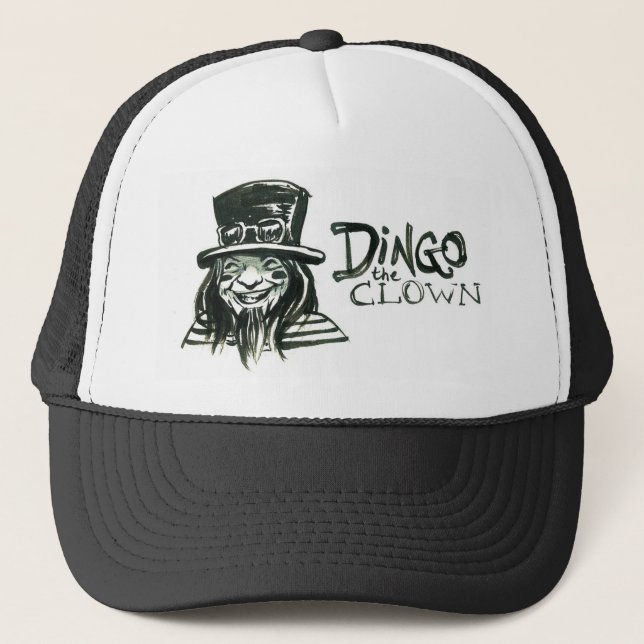 Dingo Dizmal portrait done by Kevin Reynolds. Trucker Hat (Front)