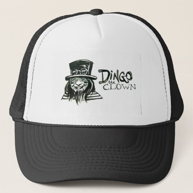 Dingo Dizmal portrait done by Kevin Reynolds. Trucker Hat (Front)