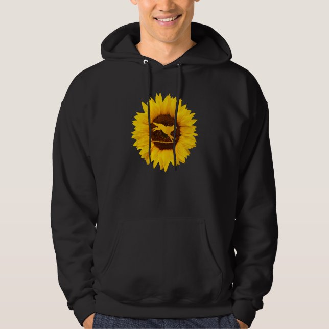 Dingo  For Women Men Dog Pet Puppy Sunflower Hoodie (Front)