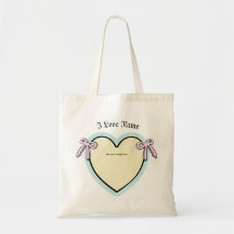 Dingus Bows & Heart Personalised Cinnamon Roll Bag