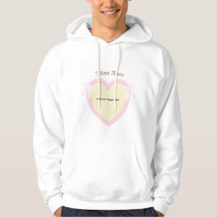 Dingus Bows & Heart Personalised Hoodie