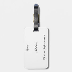 Dingus Bows & Heart Personalised Tote Bag Luggage Tag