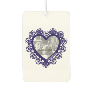 Dingus Heart Lace Frame Car Air Freshener