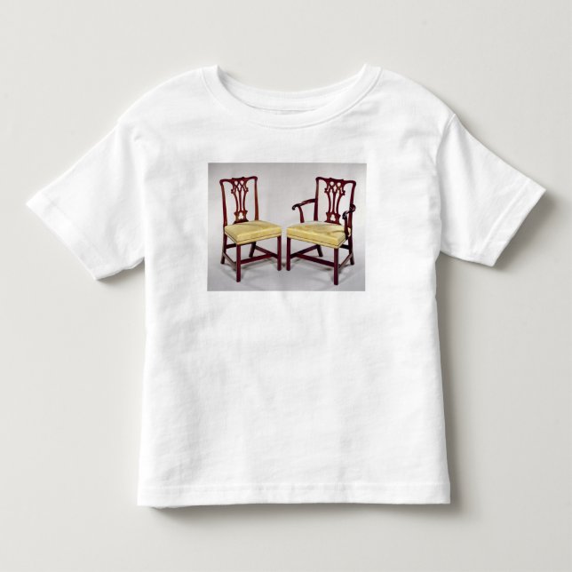 Dining chairs, with interlaced splat backs toddler T-Shirt (Front)