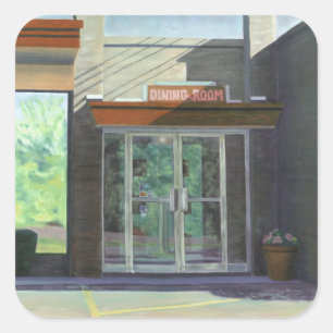 Dining Room Square Sticker