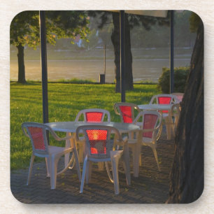 Dining table and chairs by the Danube River, Coaster