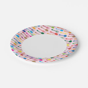 Dining Texture Paper Plate