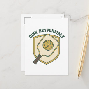 Dink Responsibly Holiday Postcard
