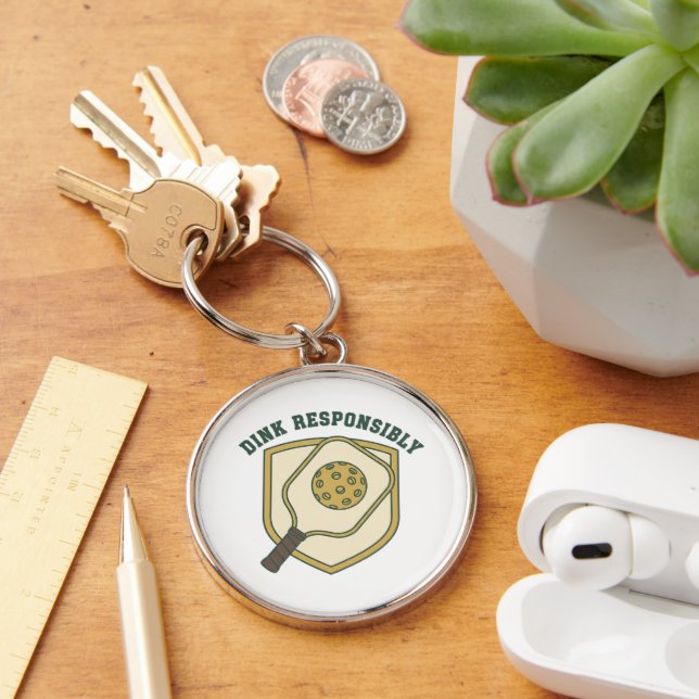  Dink Responsibly Key Ring (Desk)