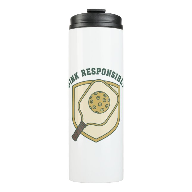  Dink Responsibly Thermal Tumbler (Front)