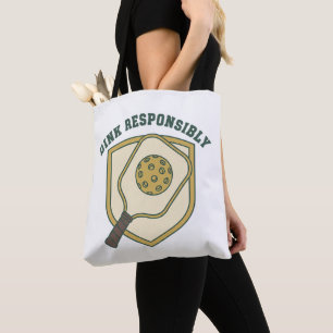 Dink Responsibly Tote Bag