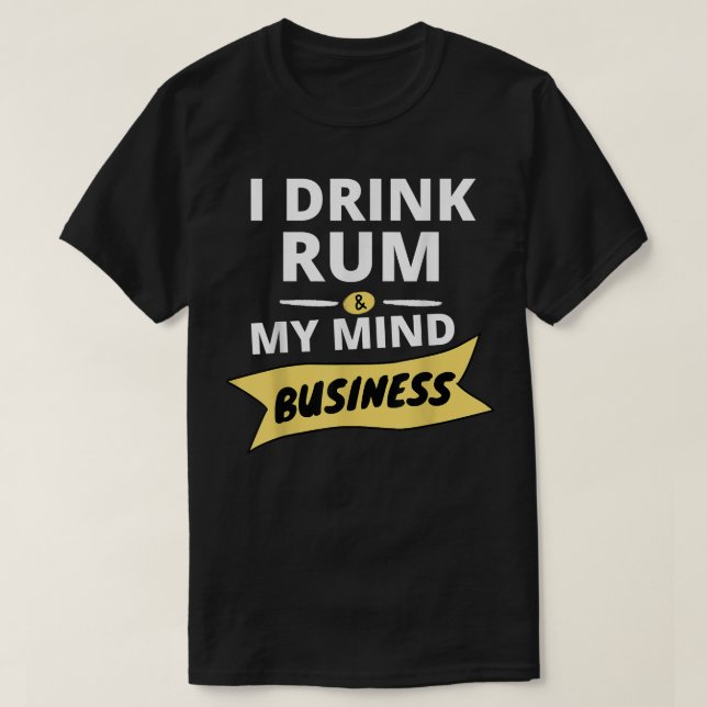 Dink Water and Mind My Business  Soca tee   Carniv (Design Front)