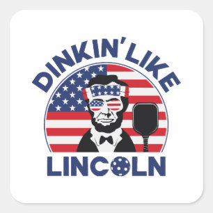 Dinkin Like Lincoln Square Sticker
