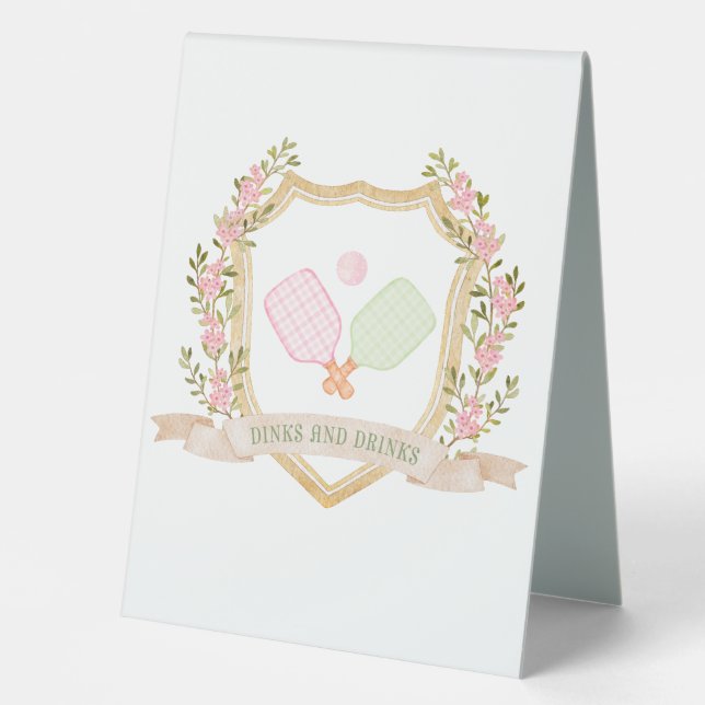 Dinks and Drinks| Preppy Pickle Ball (Front)