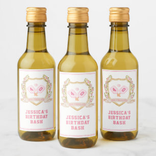 Dinks and Drinks   Preppy Pickle Ball Wine Label