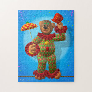 Dinky Bears balancing Clown Jigsaw Puzzle