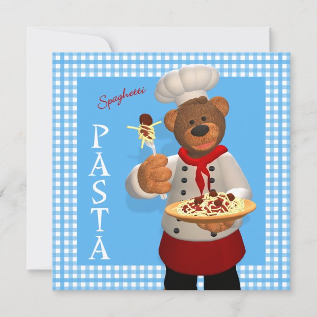 Dinky Bears Chef: Pasta (Front)