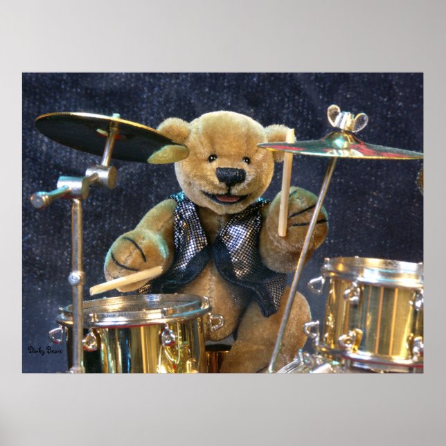 Dinky Bears Drummer Poster (Front)