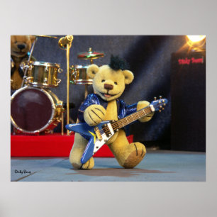 Dinky Bears Guitarist Poster