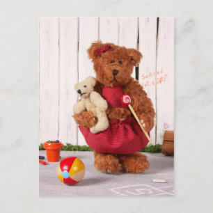 Dinky Bears: Little Girl Postcard