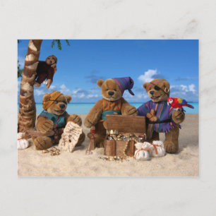Dinky Bears: Little Pirates Postcard