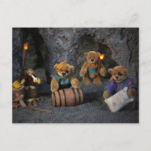 Dinky Bears: Little Pirates Postcard