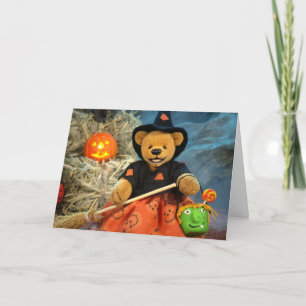 Dinky Bears Little Witch Card