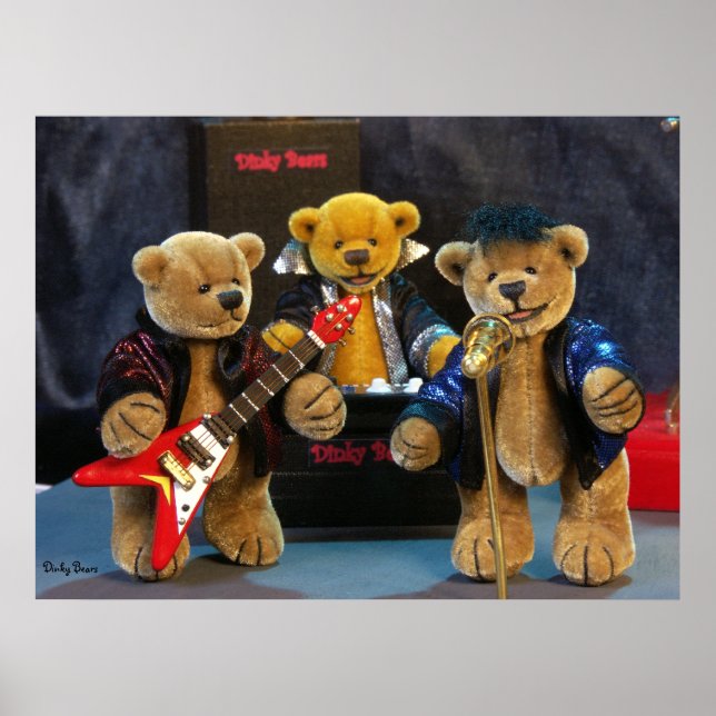 Dinky Bears on Stage Poster (Front)